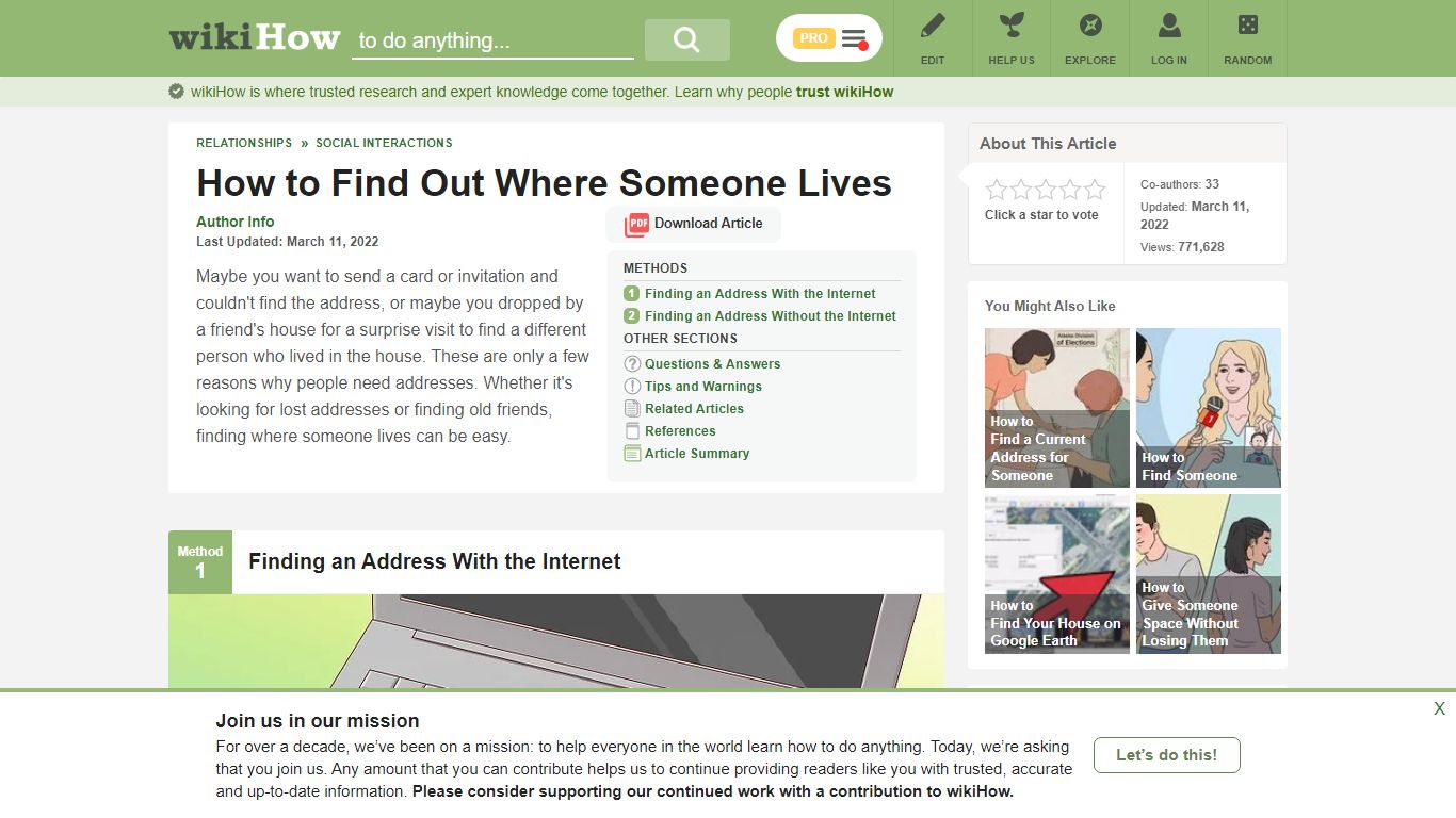 How to Find Out Where Someone Lives: 8 Steps (with Pictures) - wikiHow